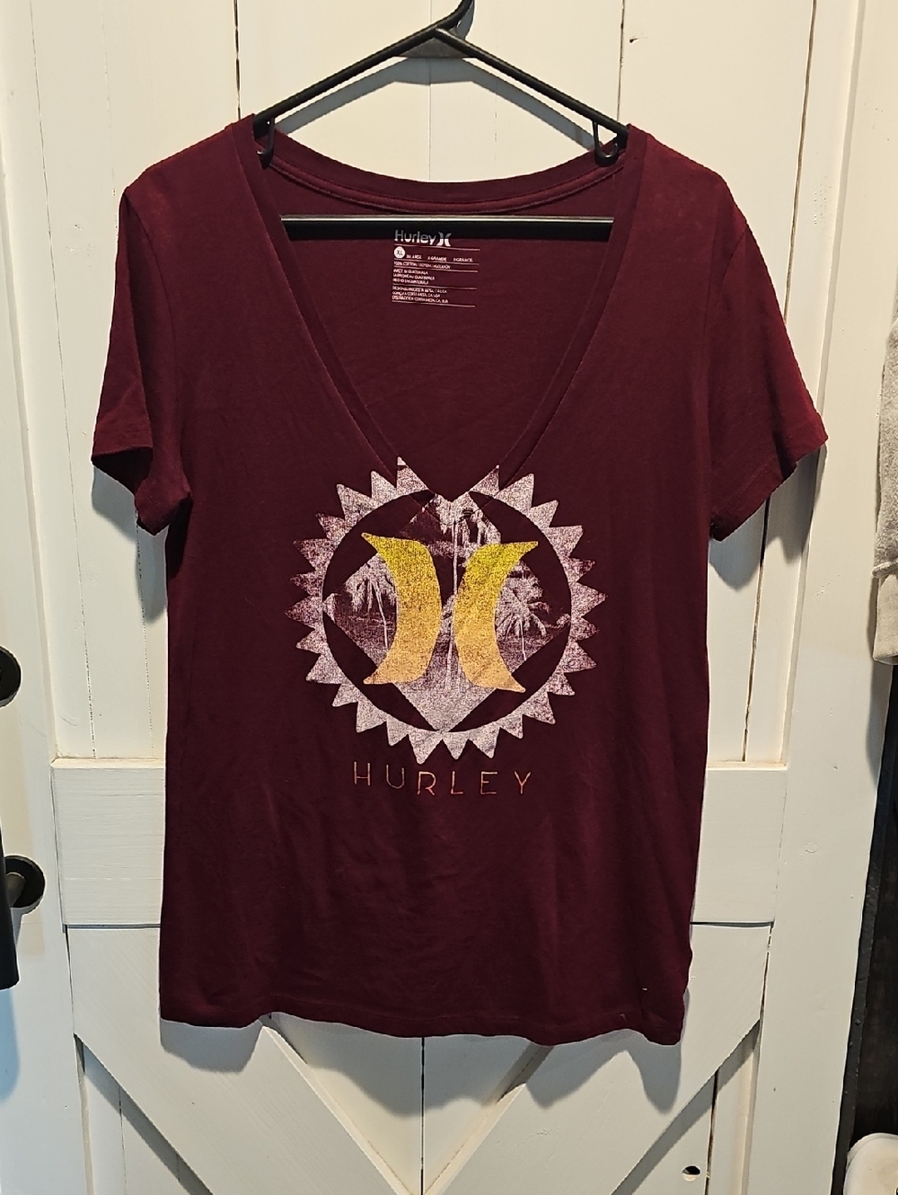 Hurley Women's Short-Sleeve V-Neck Tee